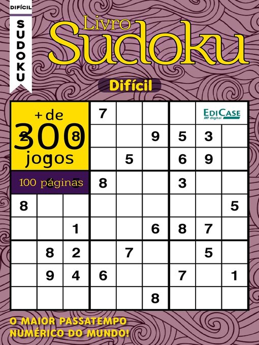 Title details for Sudoku Números e Desafios by EDICASE GESTAO DE NEGOCIOS EIRELI - Available